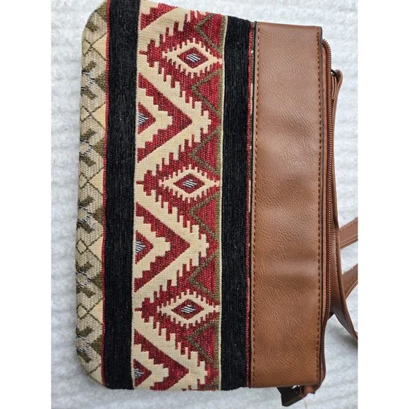 Canyon Sky Southwestern Aztec  Tribal Pattern Crossbody Purse Handbag - Picture 12 of 14